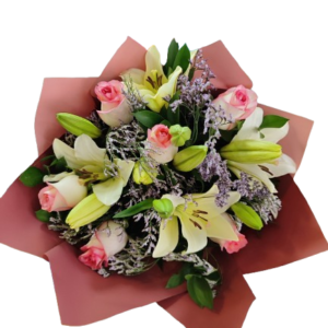 Buquê de Lírios e Rosas