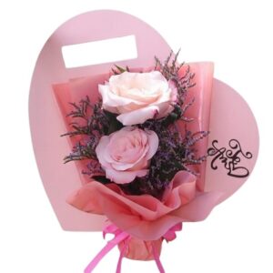 Card Coração Rosé